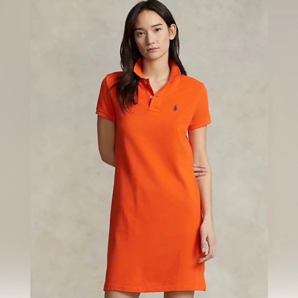 Ralph Lauren Sport Orange Polo Dress